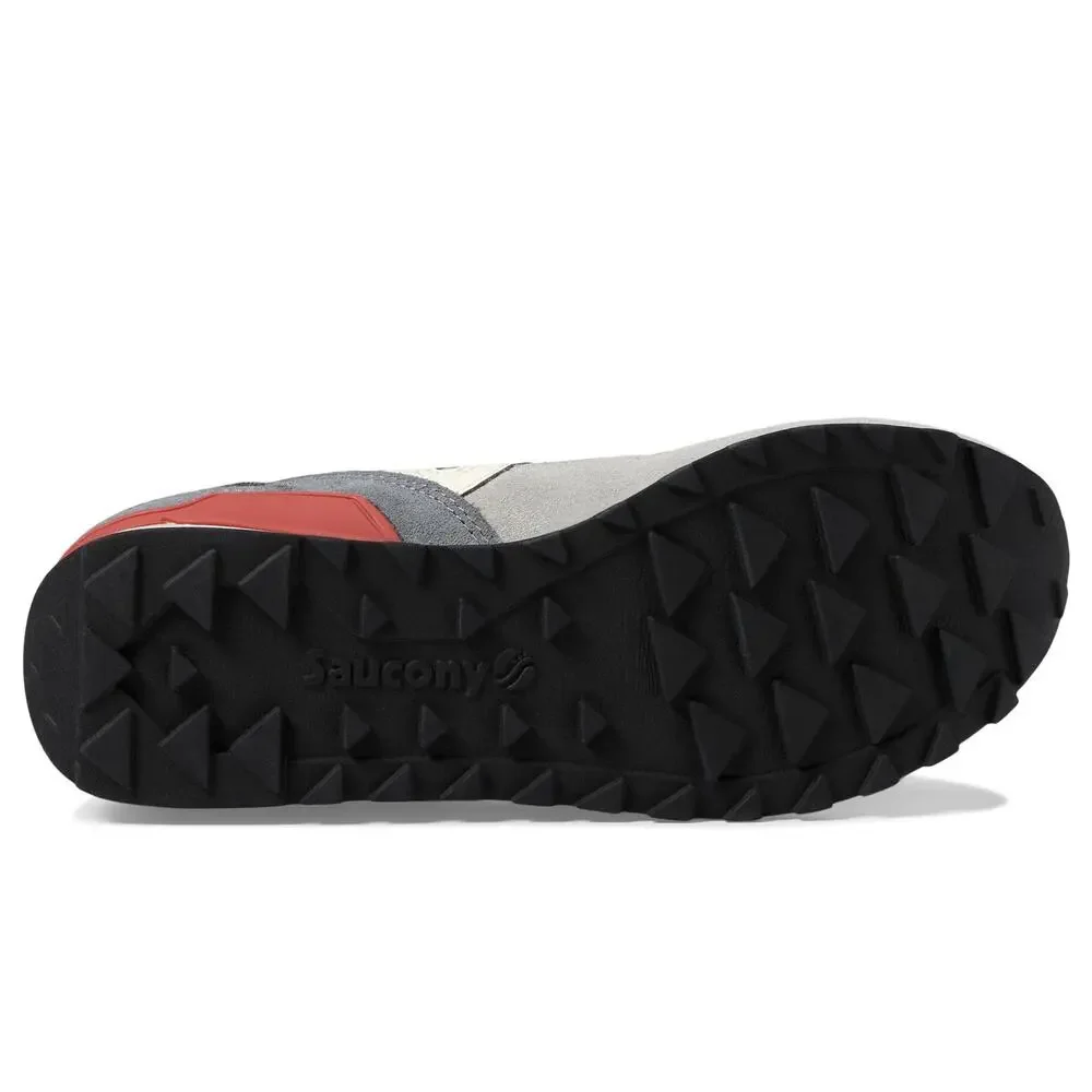 SAUCONY SHADOW ORIGINAL (LITTLE BIG KID) SNEAKER, GREY/RED, 13 US UNISEX